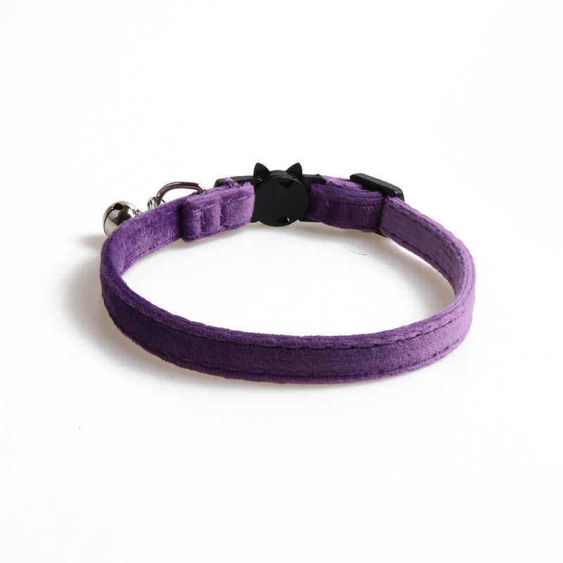 Velvet Bowknot Dog Collar
