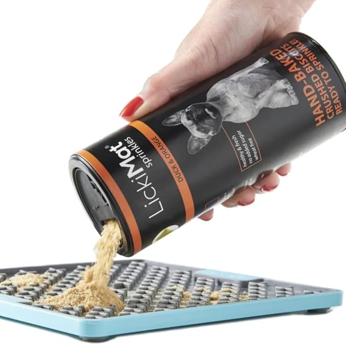 LickiMat Sprinkles Duck & Orange 150g