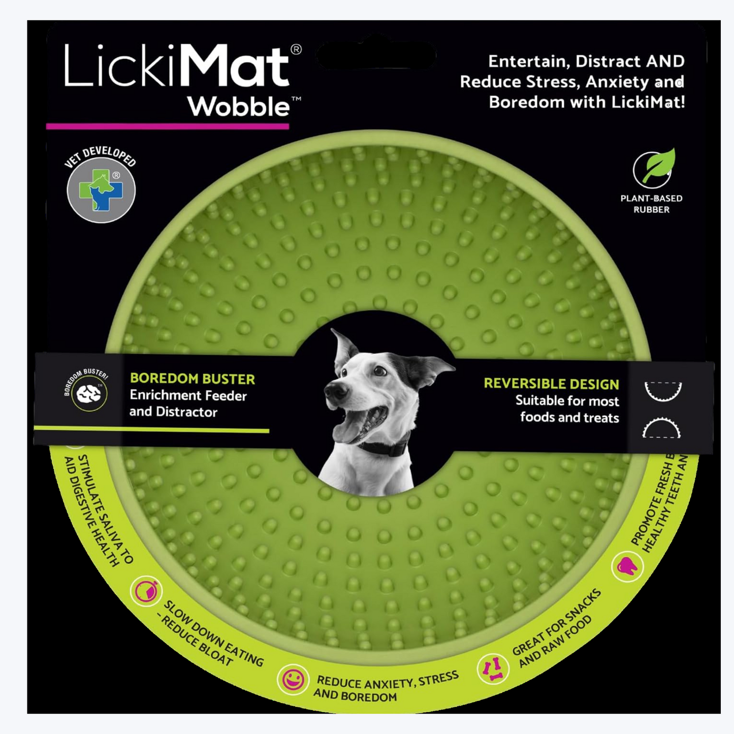 LickiMat Wobble 15.5cm - Green