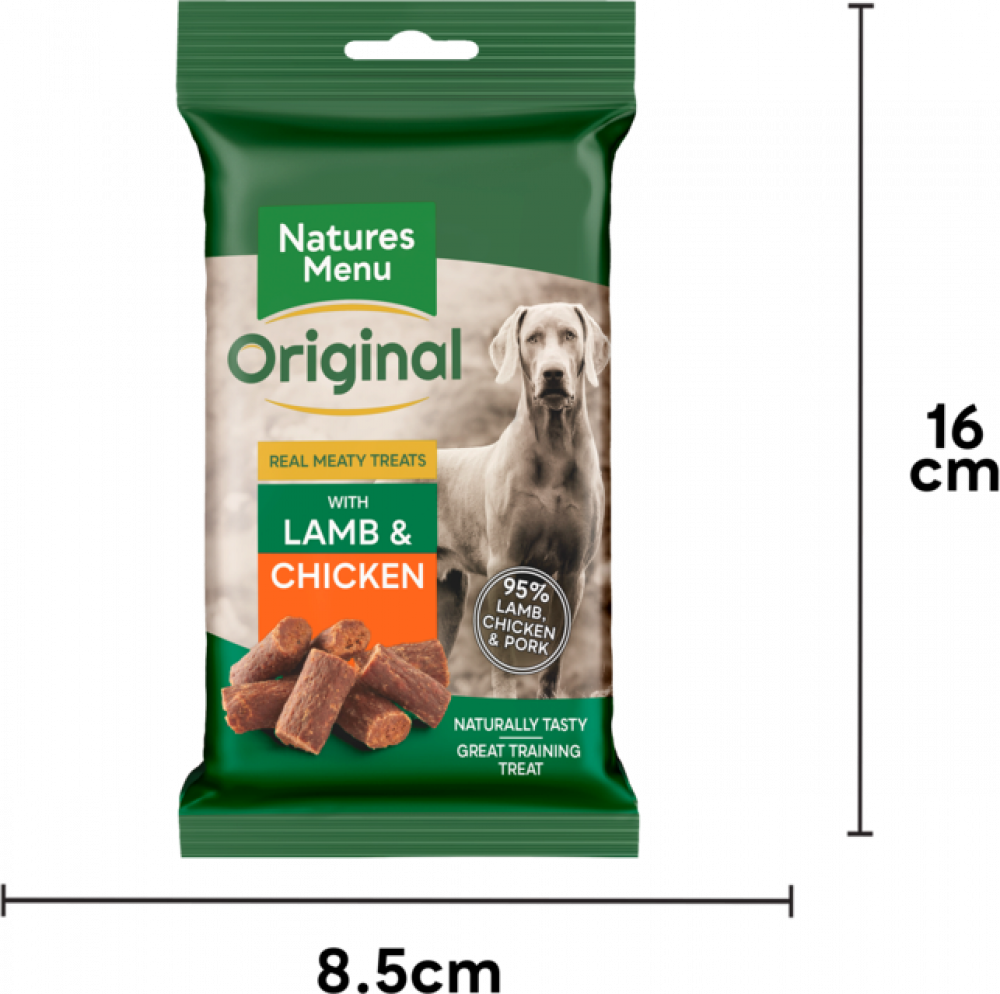 Nat Menu Dog Treats Chicken & lamb 60g