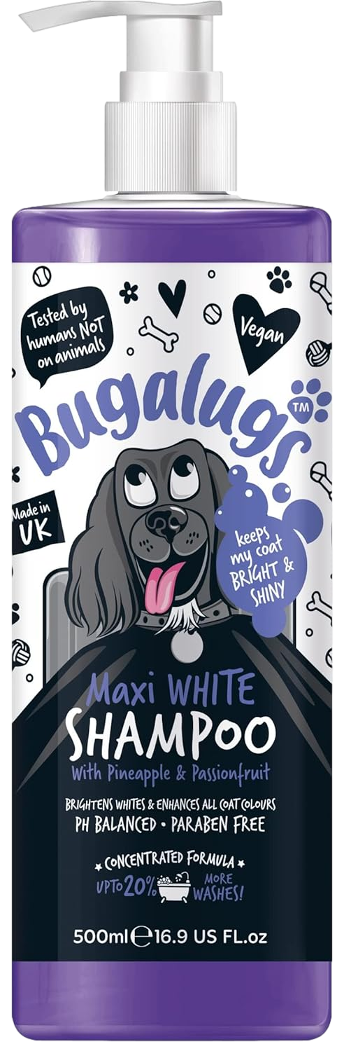 Bugalugs Maxi White Whitening Shampoo 500ml