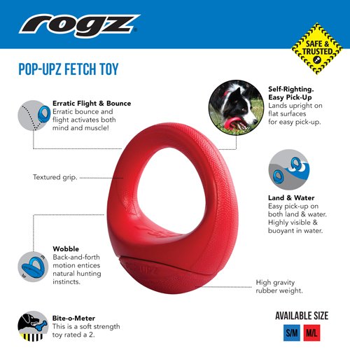 Rogz Pop-Upz Small Blue