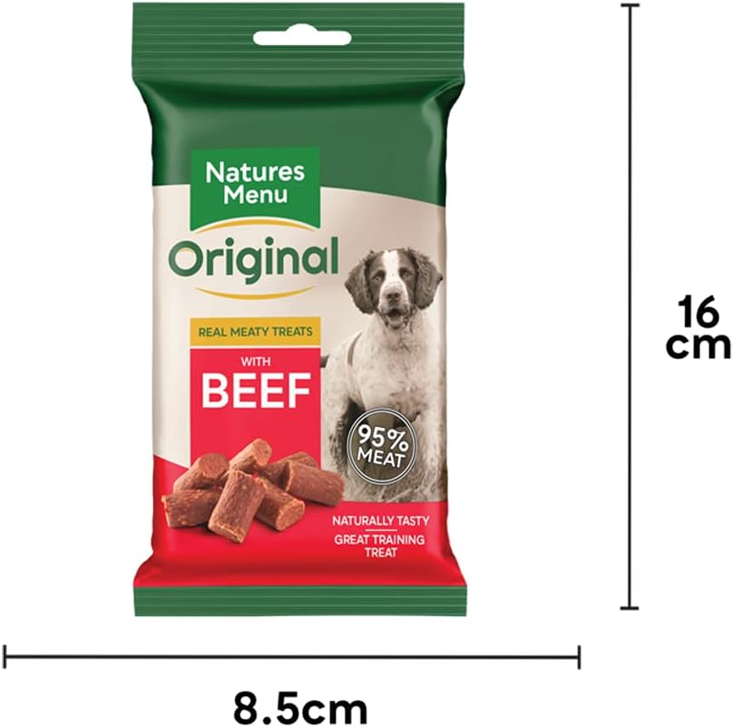 Nat Menu Dog Treats Beef 60g