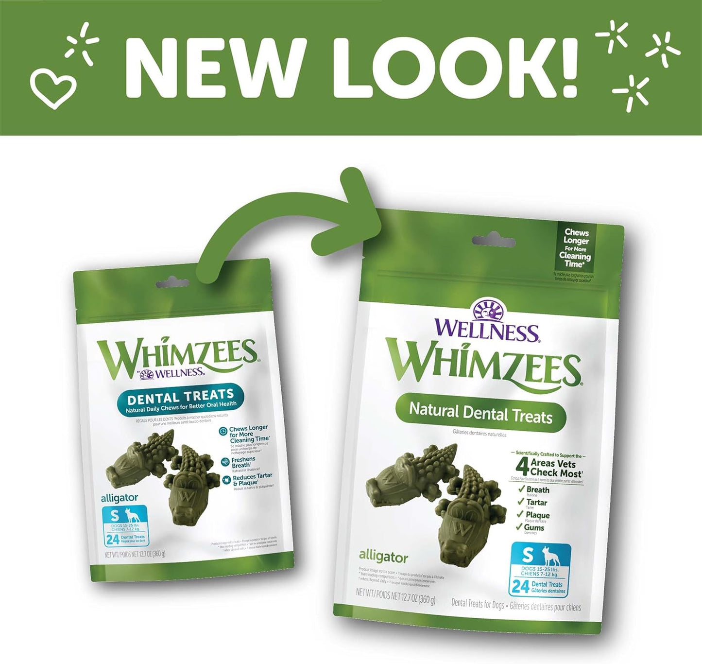 Whimzees Alligator Chew - Small