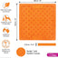 Lickimat Buddy Dog Treat Mat Orange 20cm