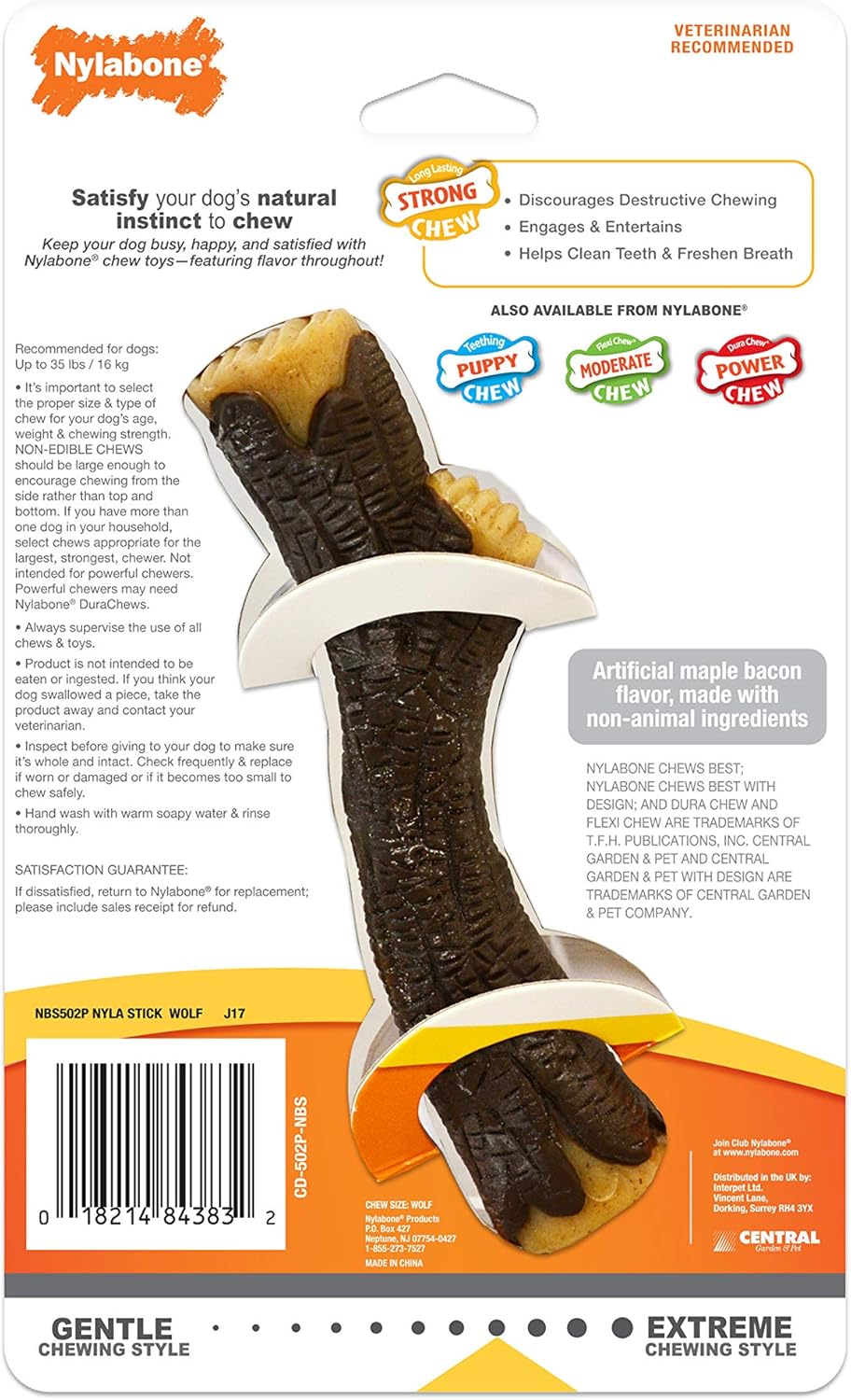 Nylabone Wooden Stick Chew Medium