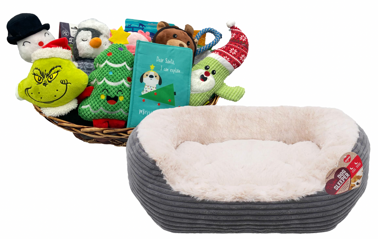 Christmas Hamper Ultimate + Luxury Dog Bed