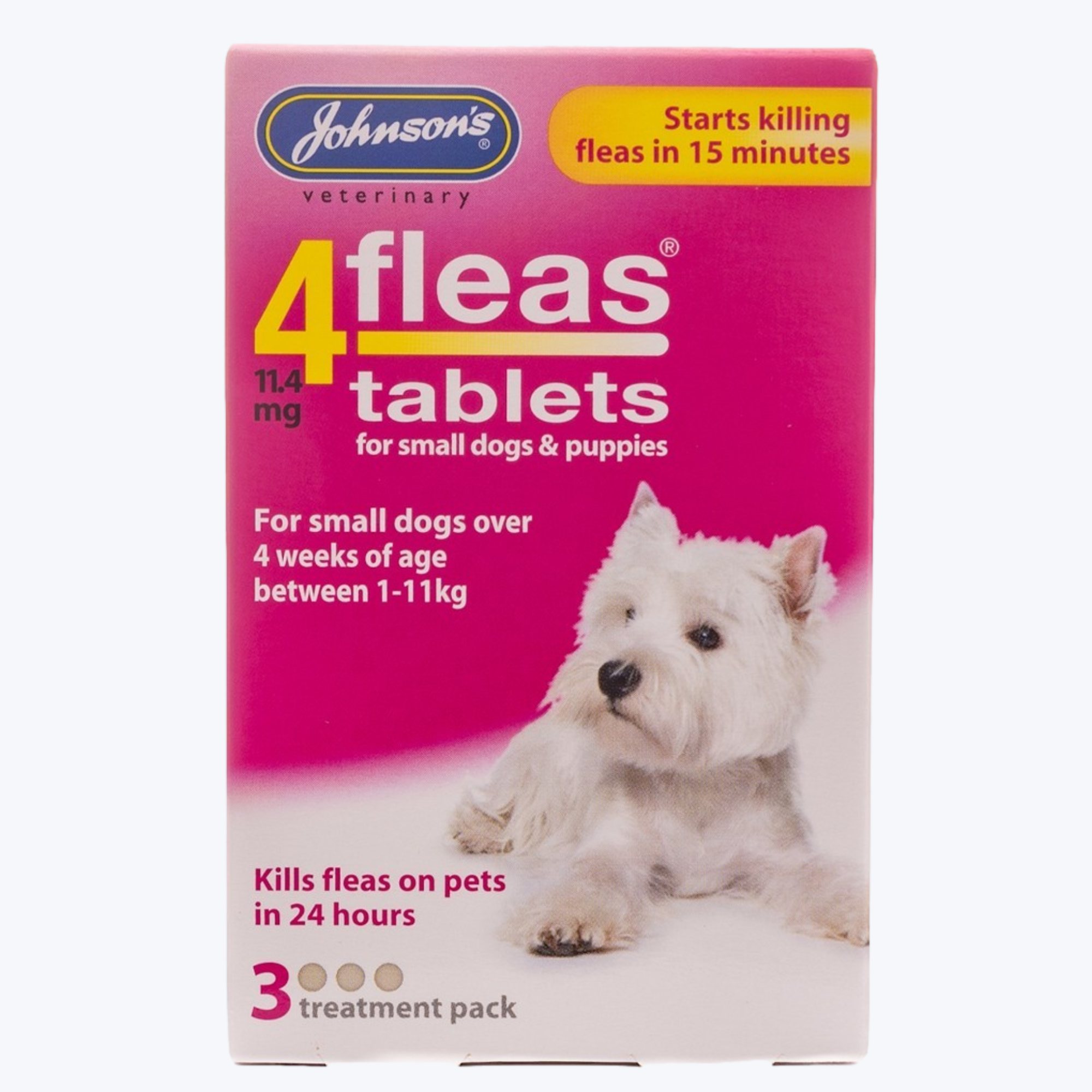 Johnson's 4-Fleas Tablets (3 Tabs) – BusterPets