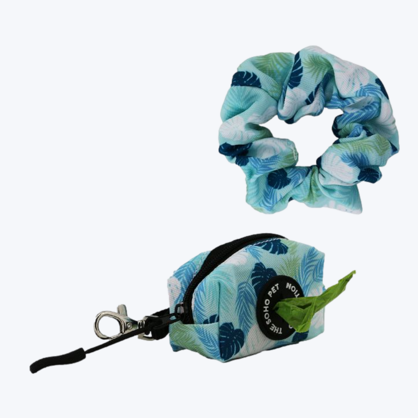 Soho Leaf Poop Bag Holder & Scrunchie