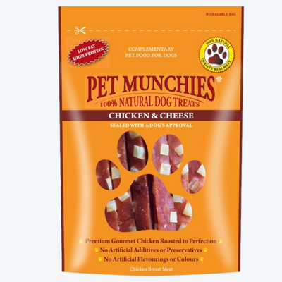 Pet Munchies Chicken & Cheese 100g