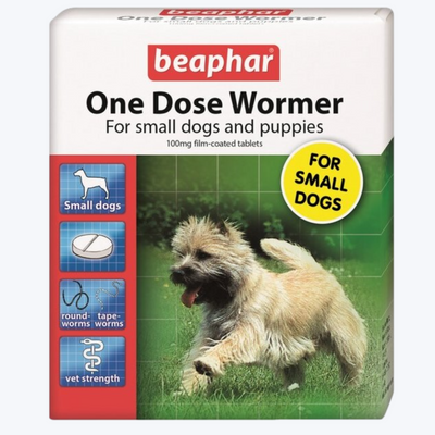 Beaphar One Dose Worming Tablets for small Dogs & Pups