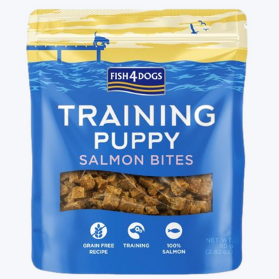 Fish4Dogs Training Puppy Salmon Bites 80g