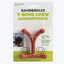 Bamboodles Y-Bone Bacon Dog Chew - Medium