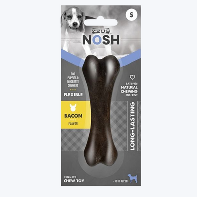 Zeus Nosh Flexible Chew Bone Bacon - Small