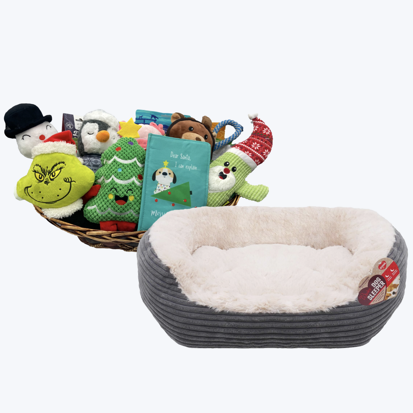 Christmas Hamper Ultimate + Luxury Dog Bed