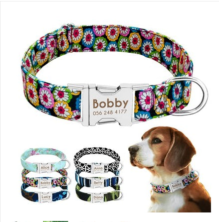 Personalized Engraved Premium Dog Collar