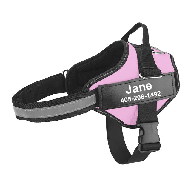 Personalize Dog Harness With Dog Name