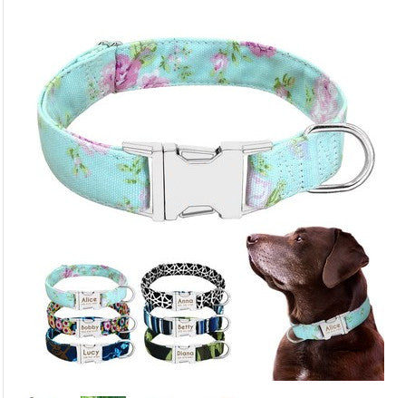 Personalized Engraved Premium Dog Collar