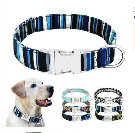 Personalized Engraved Premium Dog Collar