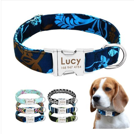 Personalized Engraved Premium Dog Collar