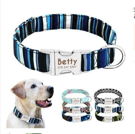 Personalized Engraved Premium Dog Collar